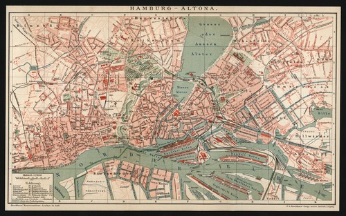 Stadtplan 1896 hamburg - stadtplan,