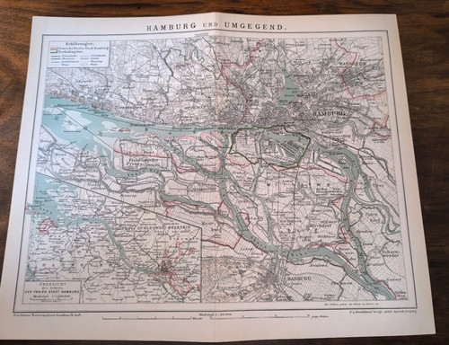Original histor stadtplan - histor.,