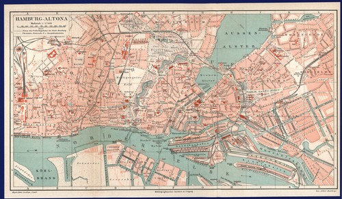 Hamburg altona stadtplan - -,