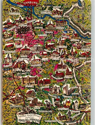 Hamburg city stadtplan - ,