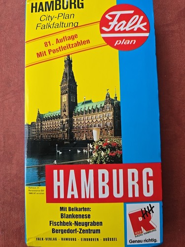 Falk plan hamburg stadtplan - hamburg,,