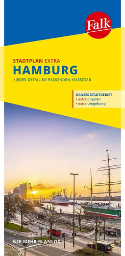 Falk stadtplan extra hamburg - stadtplan,