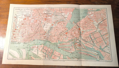 Historischer stadtplan 1903 - stadtplan,