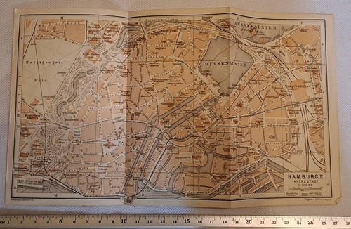 Kleiner alter stadtplan - kleiner,